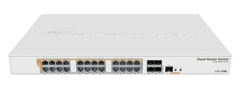 CRS328-24P-4S+RM-MikroTik CRS328-24P-4S+RM with RouterOS L5 Firewall Router Switch